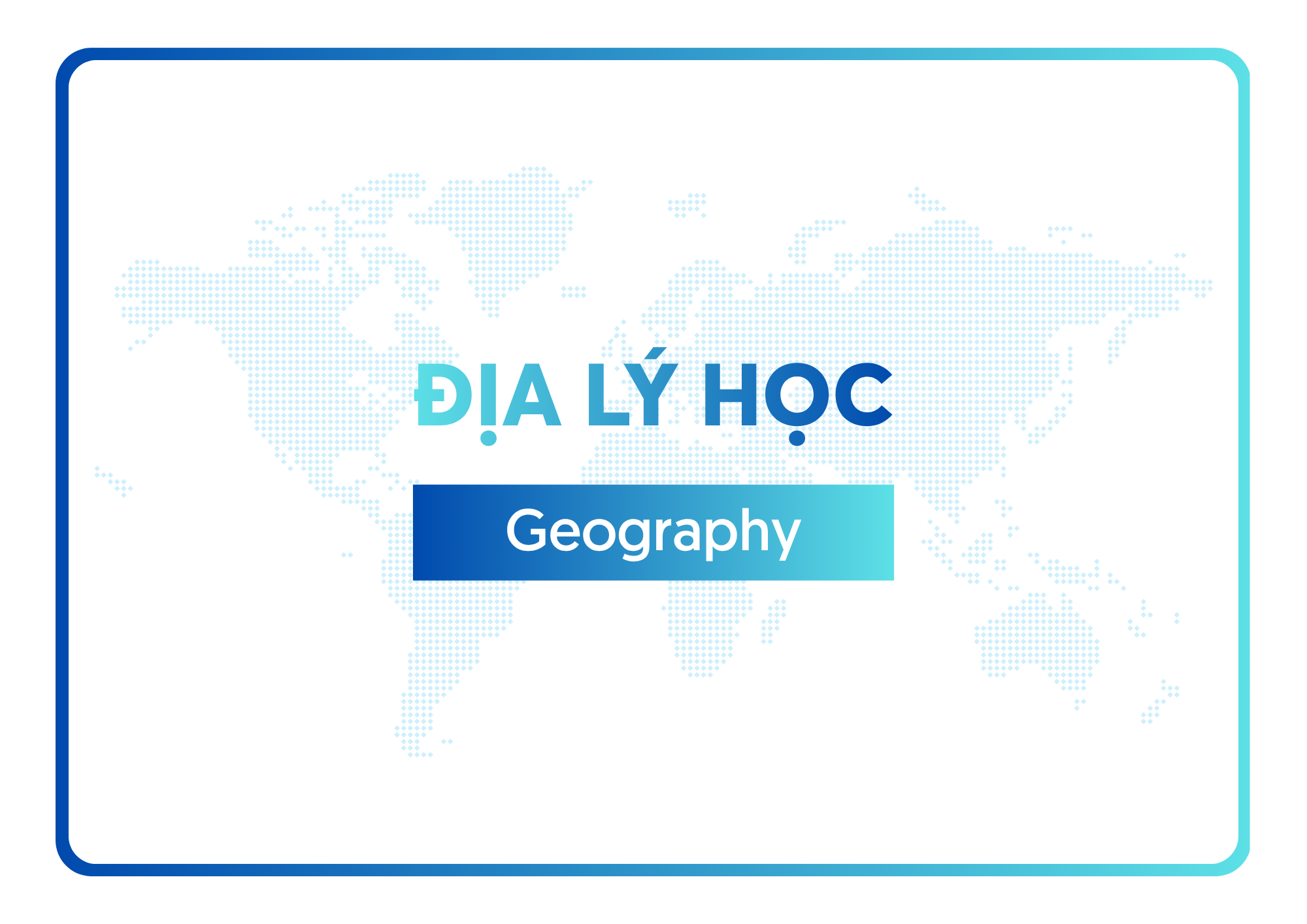 Ngành Địa lý học