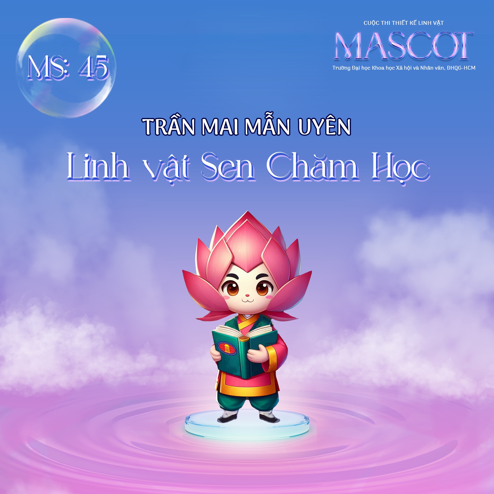 Linh vật Sen chăm học