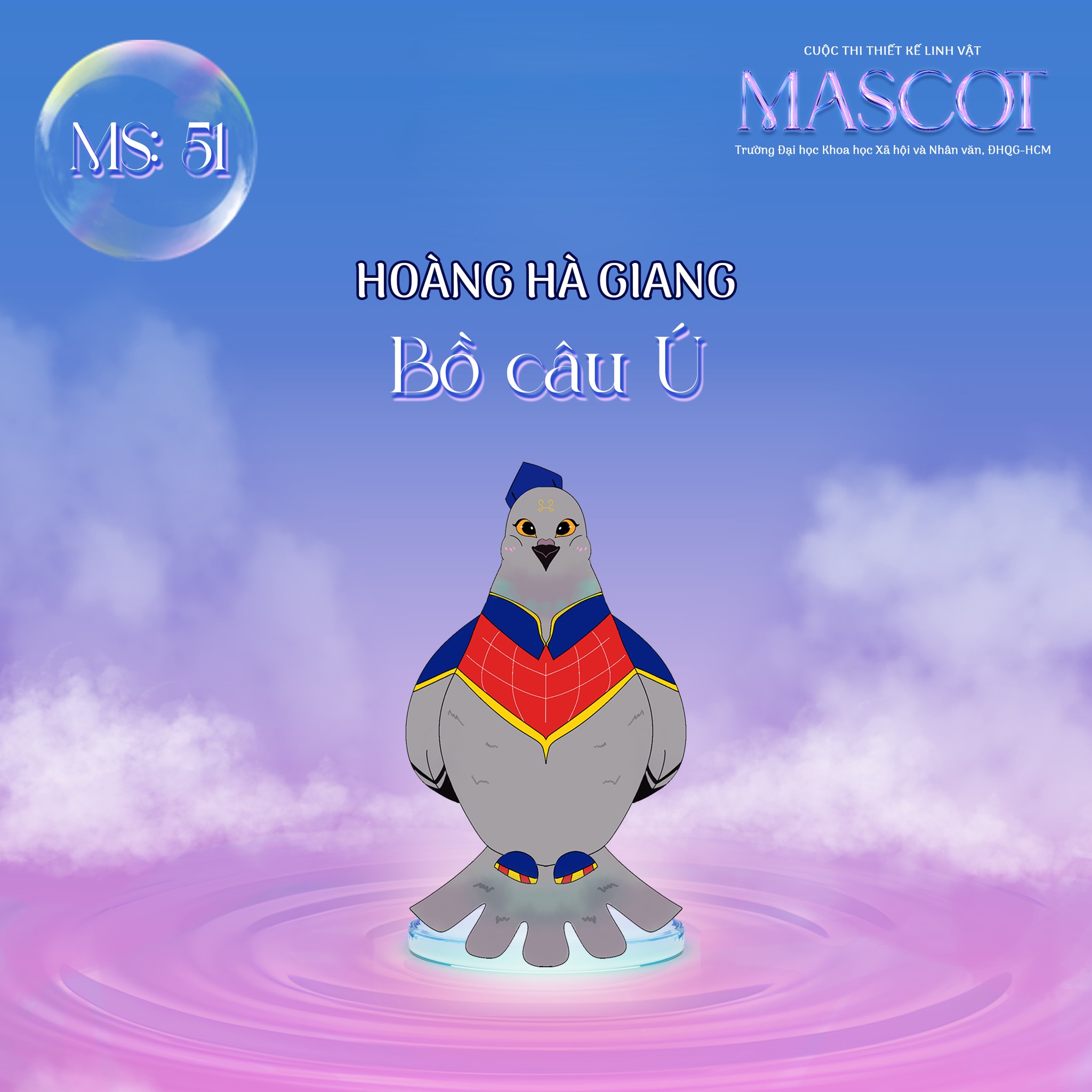 Linh vật Bồ câu Ú