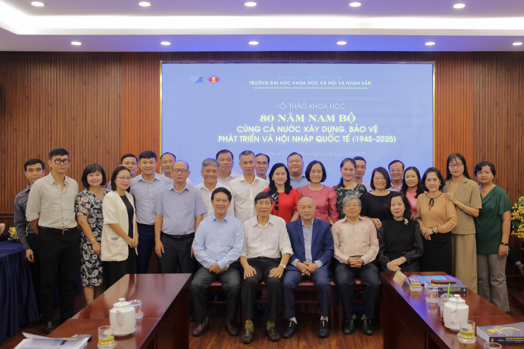 Hội thảo khoa học: “80 năm Nam Bộ cùng cả nước xây dựng, bảo vệ, phát triển và hội nhập quốc tế (1945-2025)”