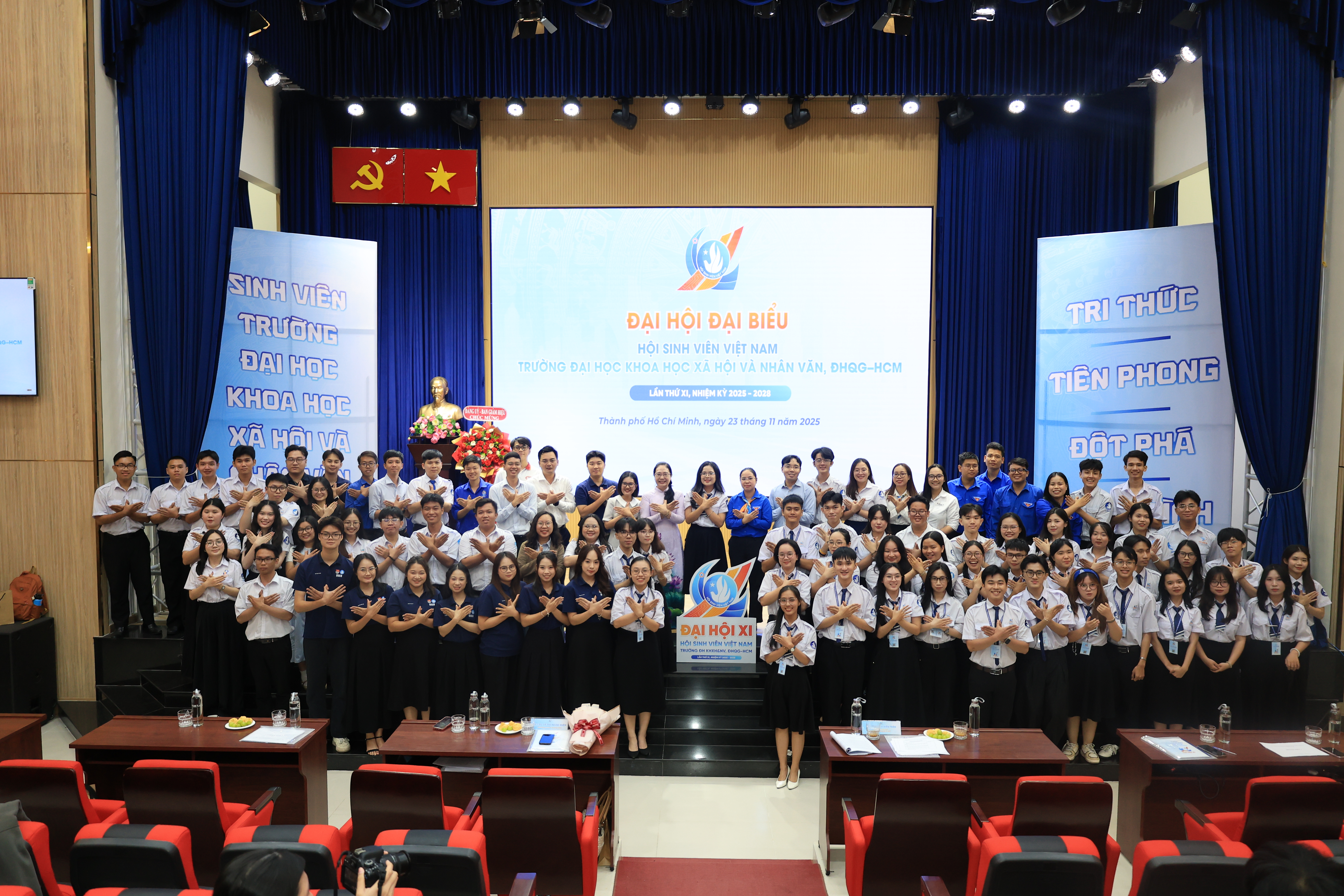 Đại hội Đại biểu Hội Sinh viên Trường ĐH KHXH&NV lần thứ XI, nhiệm kỳ 2025 - 2028