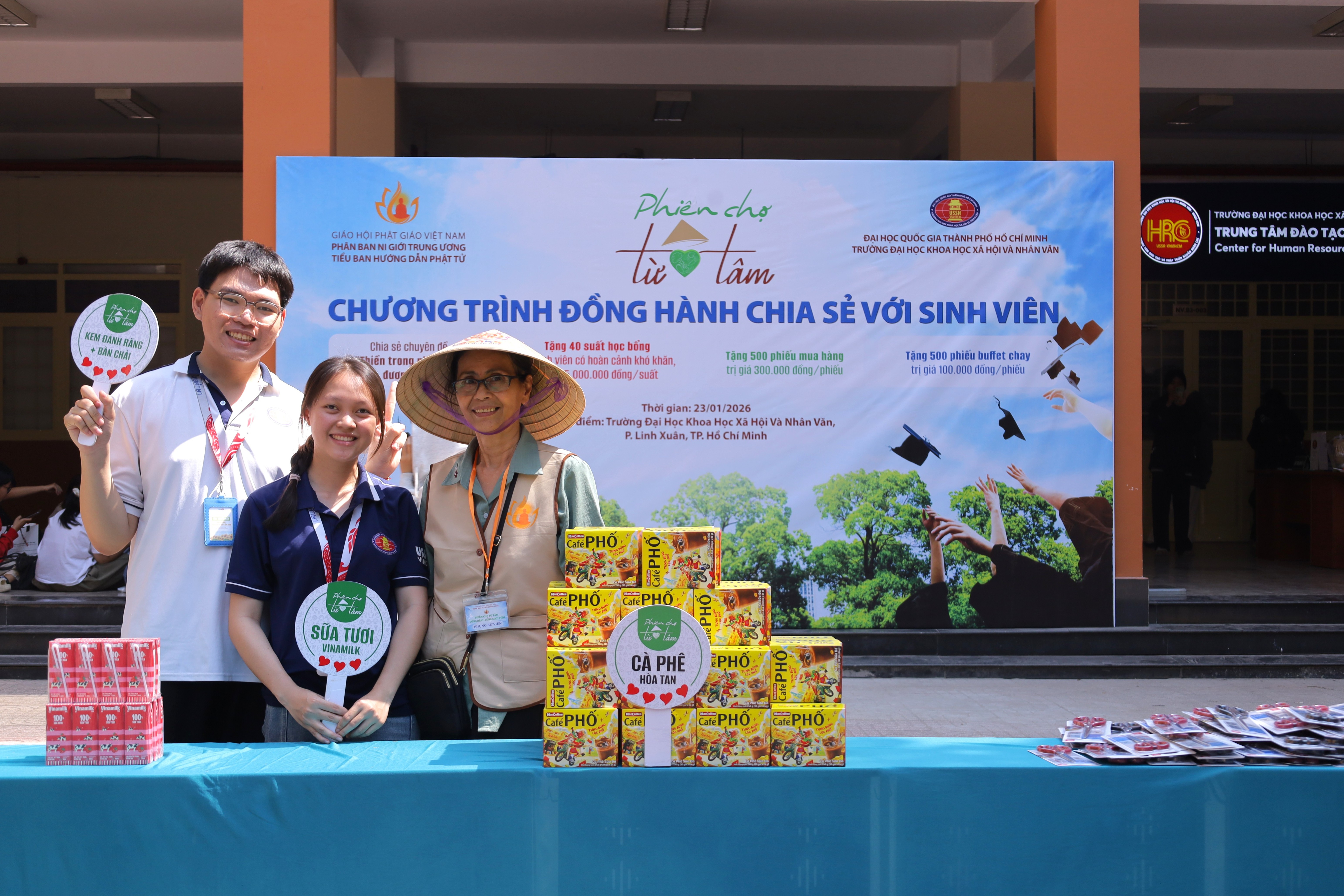 Phiên chợ Từ Tâm 2026: Lan tỏa yêu thương, tiếp sức sinh viên