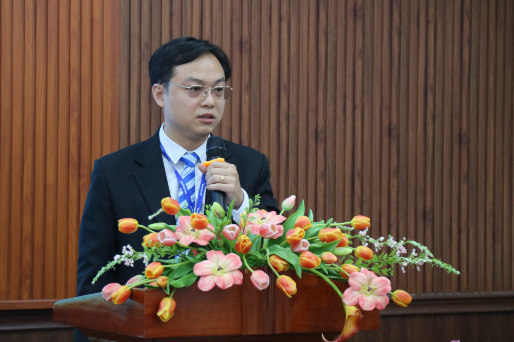 Ông Vương Quốc Khánh khẳng định năng lực làm chủ bài toán tài chính và chủ động kiểm soát rủi ro chính là thước đo cho sự phát triển vững vàng của doanh nghiệp lữ hành - Ảnh: TUYẾT TRINH