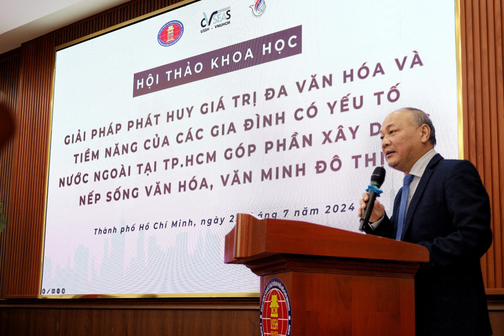 TS. Phan Thanh Định phát biểu tại chương trình - Ảnh: Thanh Bình